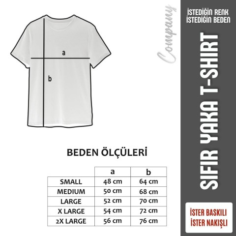 Sıfır Yaka T-shirt Turuncu - Company- Numune