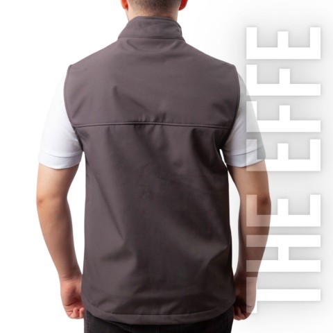 Softshell Yelek / Gri - Toptan İş Kıyafeti