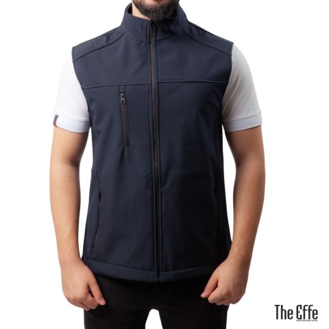 Softshell Yelek / Lacivert- Toptan İş Kıyafeti