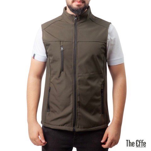 Softshell Yelek / Yeşil - Toptan İş Kıyafeti