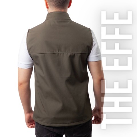 Softshell Yelek / Yeşil - Toptan İş Kıyafeti
