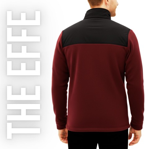 Softshelli Polar Mont 3 Cepli / Bordo - Toptan İş Kıyafeti