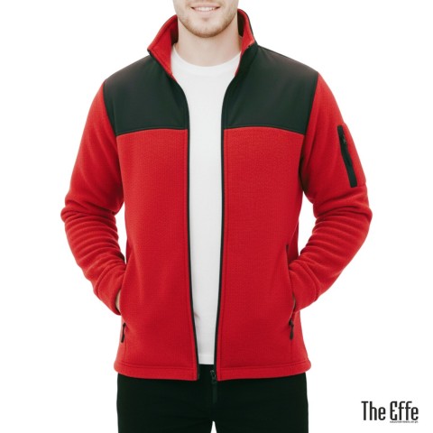 Softshelli Polar Mont 3 Cepli / Kırmızı - İş Kıyafeti- Numune