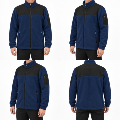Softshelli Polar Mont 3 Cepli / Lacivert - Toptan İş Kıyafeti