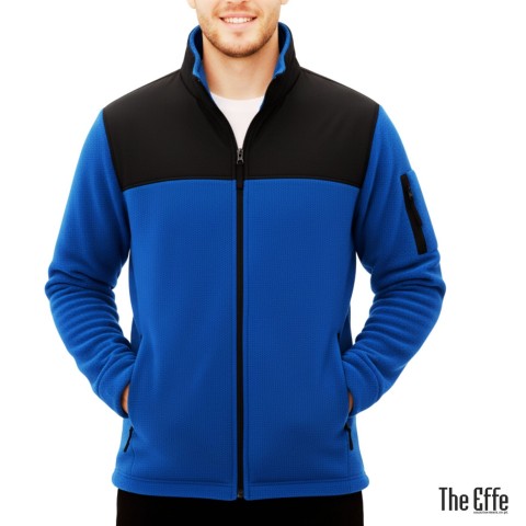 Softshelli Polar Mont 3 Cepli / Saks Mavi - Toptan İş Kıyafeti