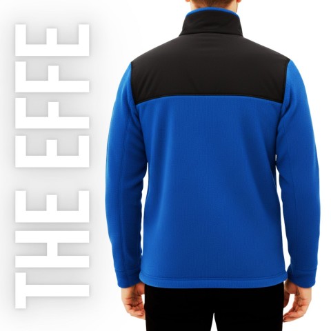 Softshelli Polar Mont 3 Cepli / Saks Mavi - Toptan İş Kıyafeti