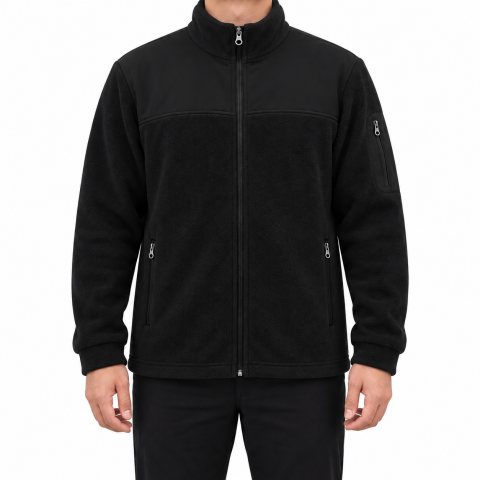 Softshelli Polar Mont 3 Cepli / Siyah - Toptan İş Kıyafeti