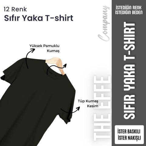 V Yaka T-shirt Lacivert - Company- Numune